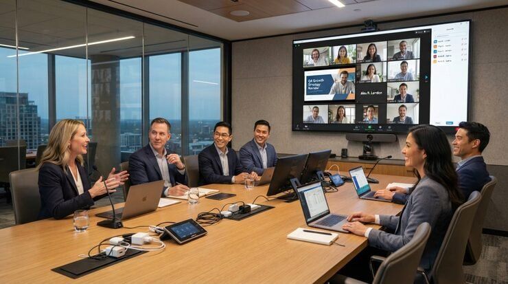 Enterprise video conferencing setup: Explore Modern Meeting Room Design
